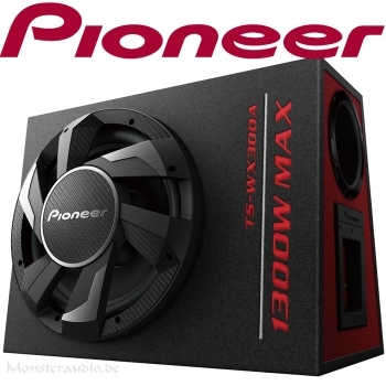 Pioneer TS-WX300A 30cm Aktivsubwoofer Sub + Verstärker 1300 Watt  TSWX300A